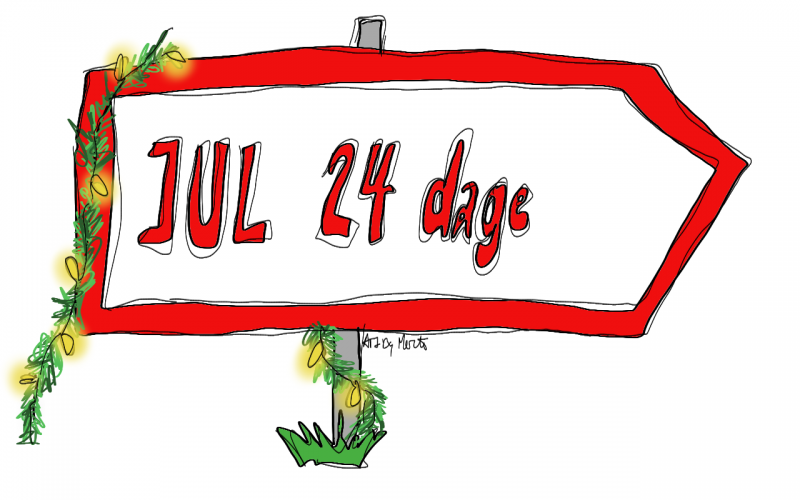 Merete Helbech. Julestreger. Illustration. jul
