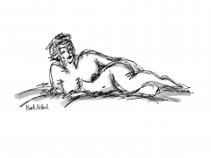 Tegning. Croquis. Merete Helbech