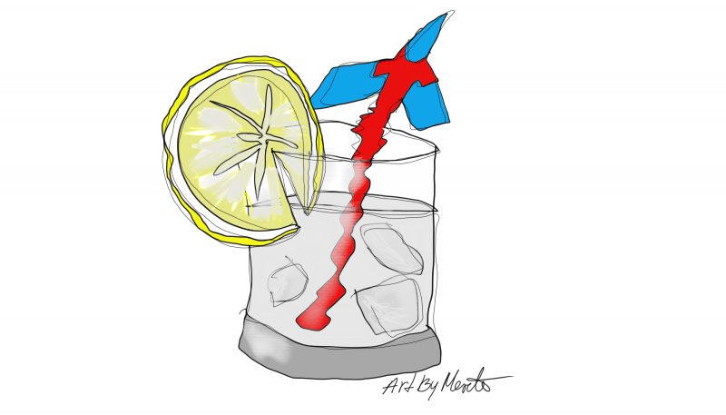 gin og tonic_merete helbech_posters_illustration_tegning