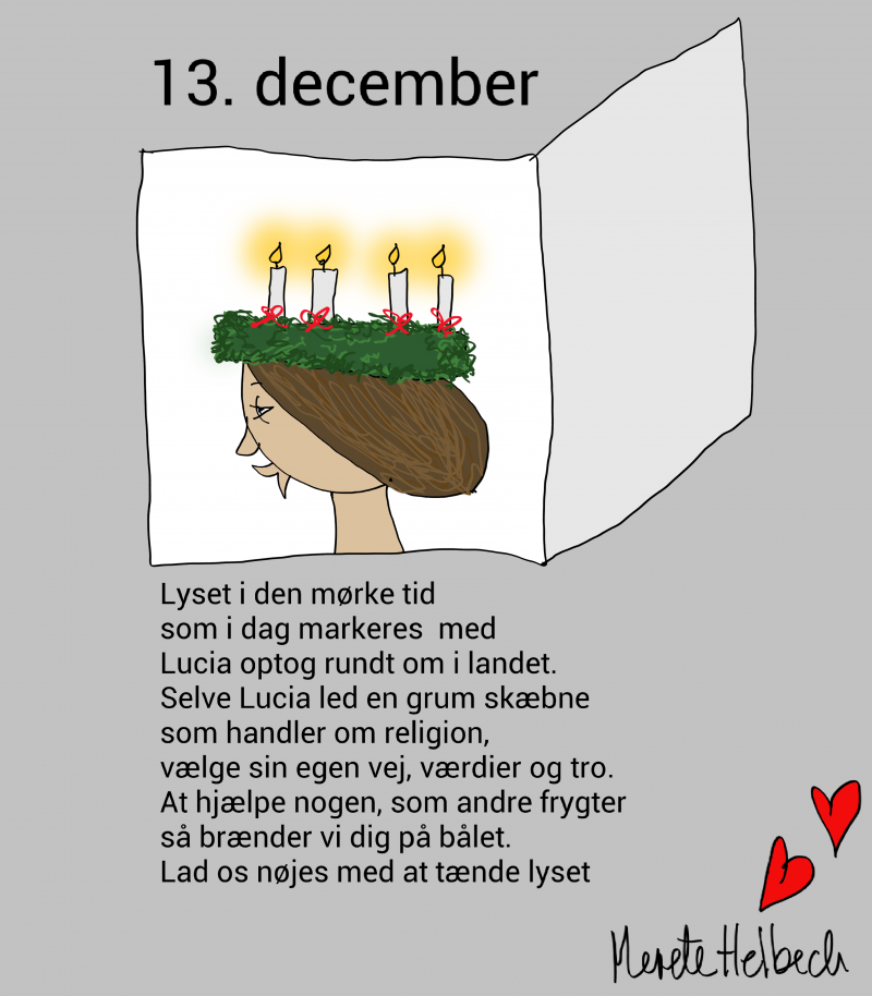 Merete Helbech. Julekalender