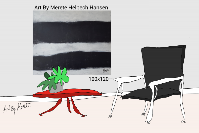 Merete Helbech. Maleri. Showroom