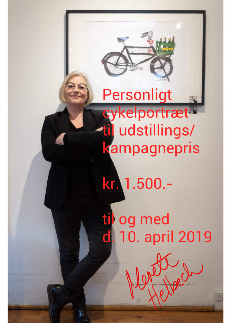 Merete Helbech. cykel kampagne pris