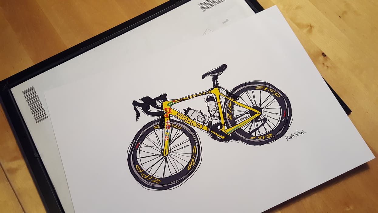 jesper gerdoe cykel a4 print